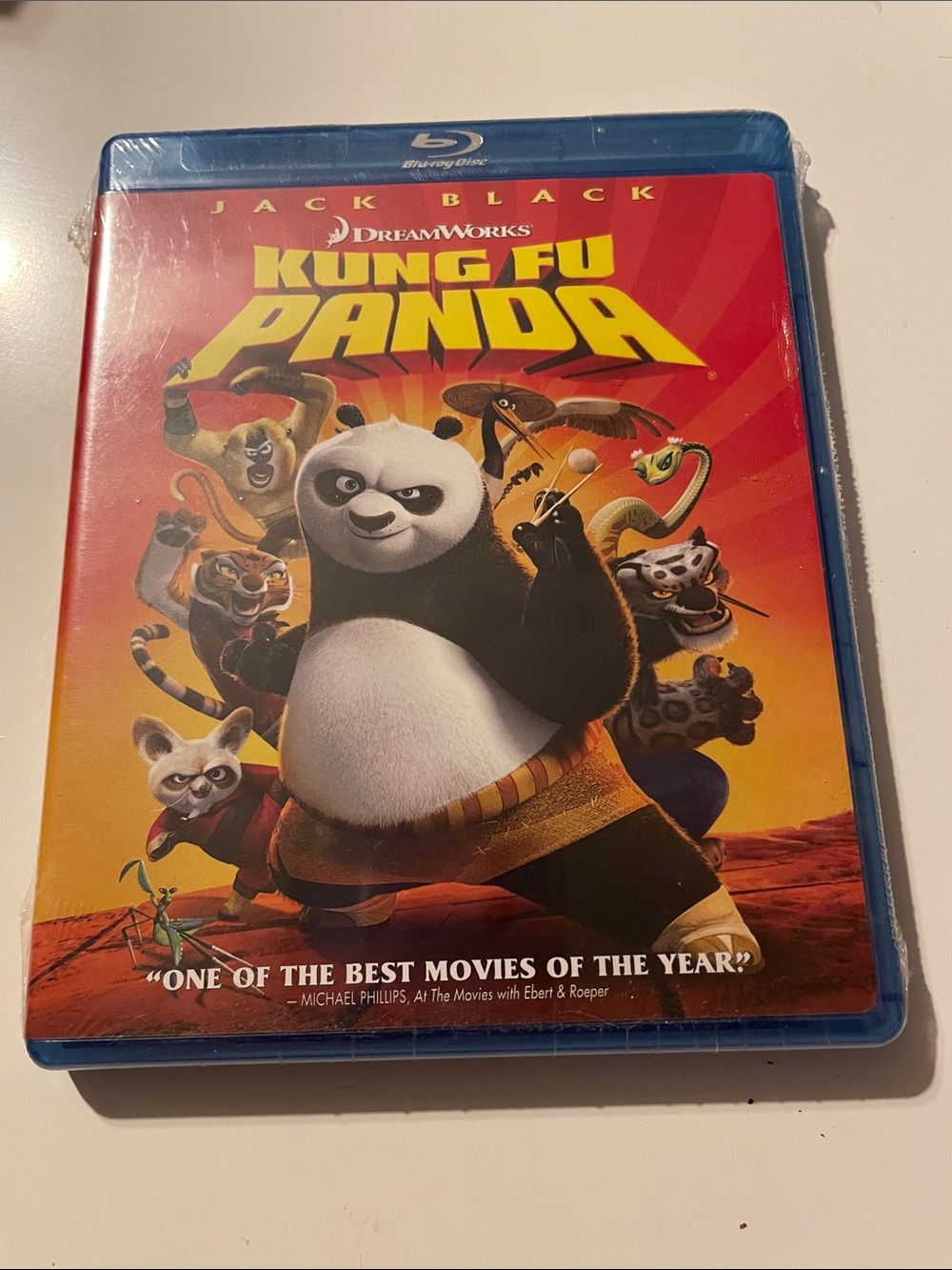 DreamWorks Kung Fu Panda Blu-ray - Red & Yellow Cover Art